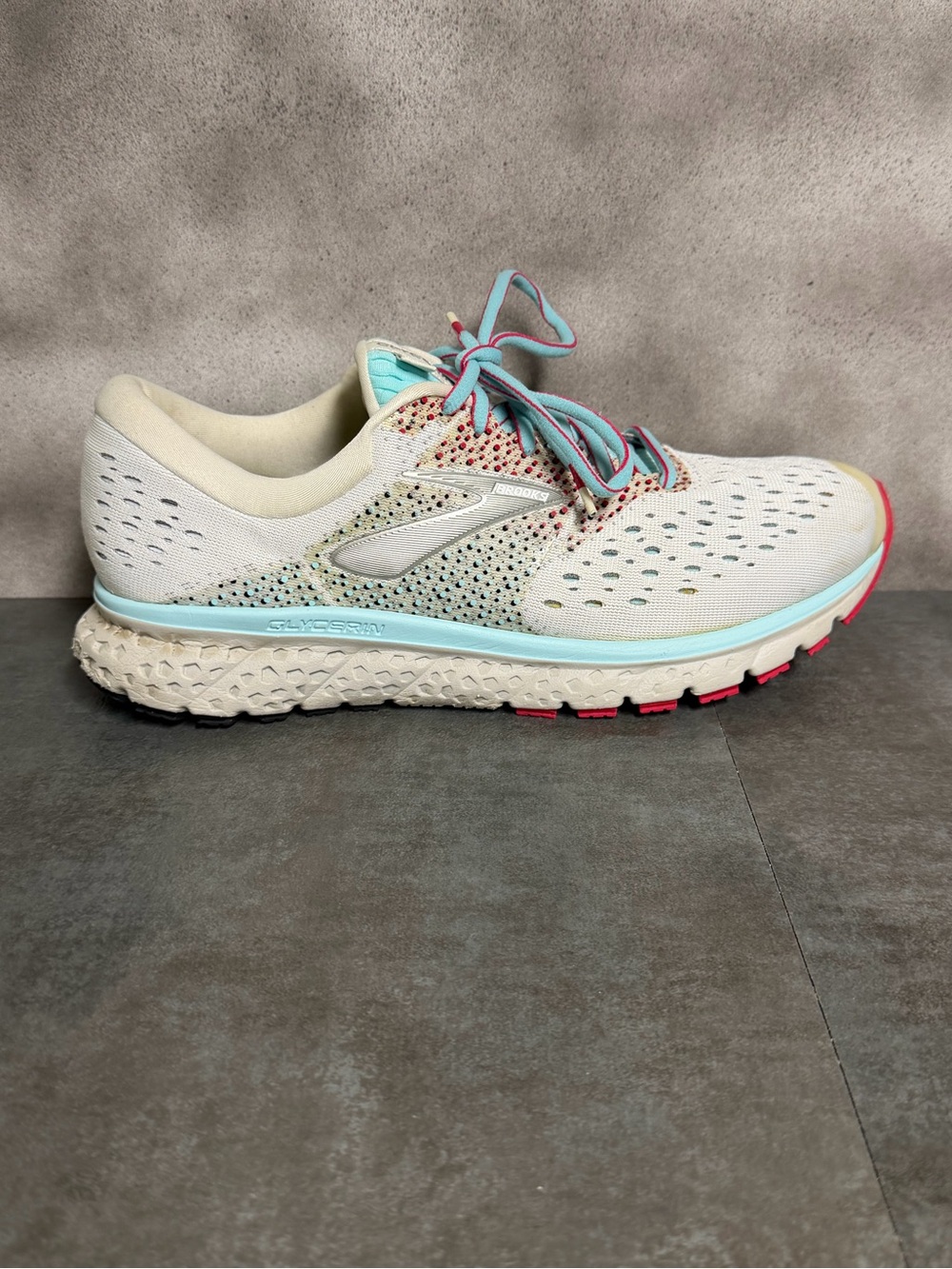 Brooks Glycerin 16 1202781B115 Women's White Running Shoes Size 11B